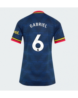 Arsenal Gabriel Magalhaes #6 Maglia Gara Trasferta Repliche 2026-27 Donna Maniche Corte Arsenal Gabriel Magalhaes #6 Maglia Gara Trasferta Repliche 2026-27 Donna Maniche Corte